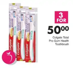 Save Hyper Colgate Total Pro Gum Health Toothbrush offer