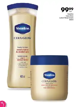 Save Hyper Vaseline Cera Glow Lotion/Body Cream offer
