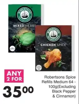 Save Hyper Robertsons Spice Refills Medium offer
