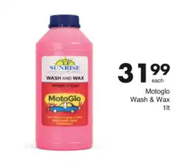 Save Hyper Motoglo Wash & Wax offer