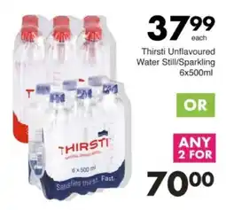 Save Hyper Thirsti Unflavoured Water Still/Sparkling offer