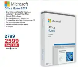 Incredible Connection Microsoft Office Home 2024 offer