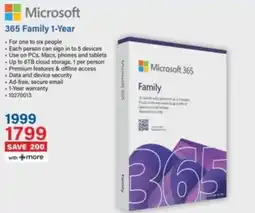 Incredible Connection Microsoft 365 Family offer