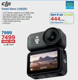 Incredible Connection DJI Osmo Nano offer