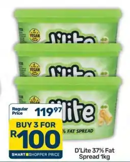 Pick n Pay D'LITE 37% FAT SPREAD 1kg offer