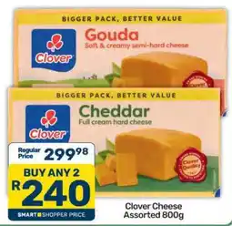 Pick n Pay Clover Cheese Assorted 800g offer