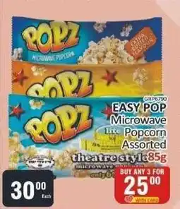 KitKat Cash and Carry EASY POP Microwave Popcorn Assorted offer