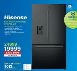 Incredible Connection Hisense 575L French Door Fridge offer