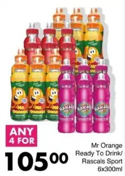 Save Hyper Mr Orange Ready To Drink/ Rascals Sport offer