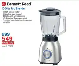 Incredible Connection Bennett Read 1000W Jug Blender offer