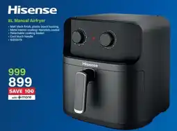 Incredible Connection Hisense 8L Manual Airfryer offer