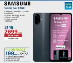 Incredible Connection SAMSUNG Galaxy A07 64GB offer