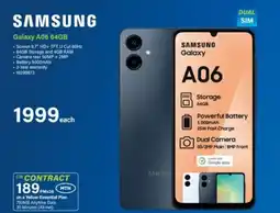 Incredible Connection SAMSUNG Galaxy A06 64GB offer