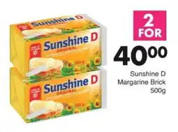 Save Hyper Sunshine D Margarine Brick offer