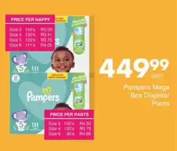 Save Hyper Pampers Mega Box Diapers/Pants offer