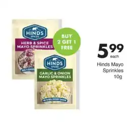 Save Hyper Hinds Mayo Sprinkles offer