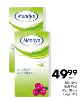 Save Hyper Mandy's Soft Feel Wax Strips Legs 12's offer