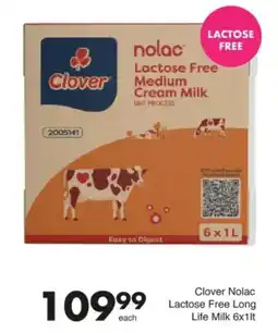 Save Hyper Clover Nolac Lactose Free Long Life Milk offer