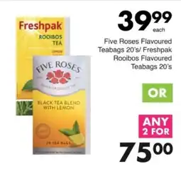 Save Hyper Five Roses Flavoured Teabags offer