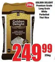 Boxer Golden delight - long grain white parboiled thai rice offer