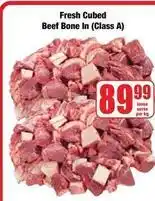 Boxer Fresh cubed beef bone in (class a) offer