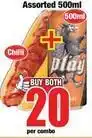 Boxer Chilli hotdog and play energy drink offer