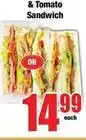 Boxer Ham & tomato sandwich offer