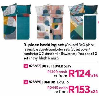 HomeChoice Comforter Sets offer