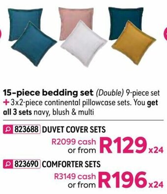 HomeChoice Duvet Cover Sets offer
