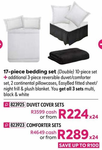 HomeChoice Duvet Cover Sets offer