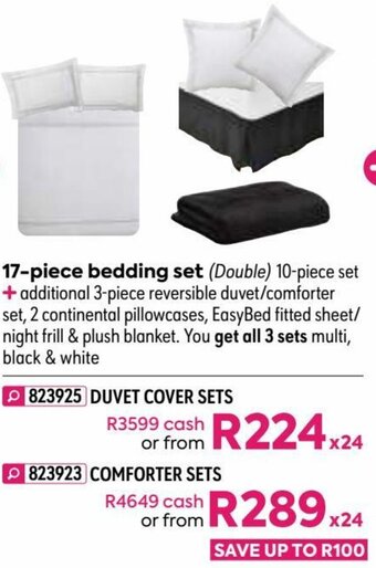 HomeChoice Comforter Sets offer