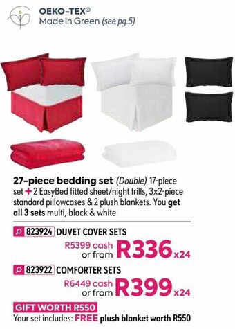 HomeChoice Comforter Sets offer