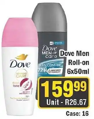 J&E Cash and Carry Dove Men Roll-on offer