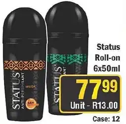 J&E Cash and Carry Status Roll-on offer