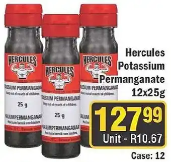 J&E Cash and Carry Hercules Potassium Permanganate offer