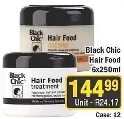 J&E Cash and Carry Black Chic Hair Food treatment offer