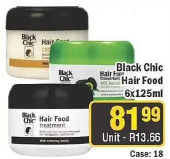 J&E Cash and Carry Black Chic Hair Food offer