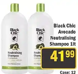 J&E Cash and Carry Black Chic Avocado Neutralising Shampoo offer