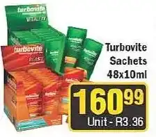 J&E Cash and Carry Turbovite Sachets offer