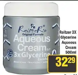 J&E Cash and Carry ReitzeR's Aqueous Cream 3x Glycerine offer