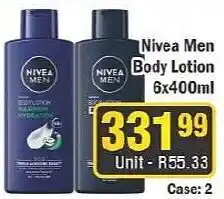 J&E Cash and Carry Nivea Men Body Lotion offer