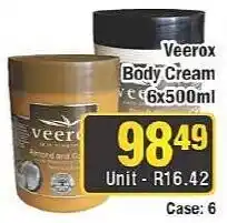 J&E Cash and Carry Veerox Body Cream offer
