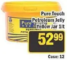 J&E Cash and Carry Pure Touch Petroleum Jelly Yellow Jar offer