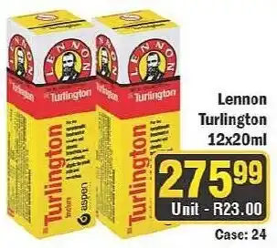 J&E Cash and Carry Lennon Turlington offer