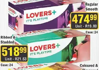 J&E Cash and Carry LOVERS+ IT'S PLAYTIME offer