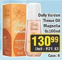 J&E Cash and Carry Dolly Varden Tissue Oil Magnolia offer