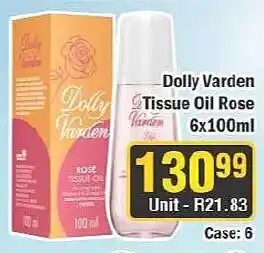 J&E Cash and Carry Dolly Varden Tissue Oil Rose offer