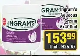 J&E Cash and Carry Ingram's Gentle Aqueous Cream offer