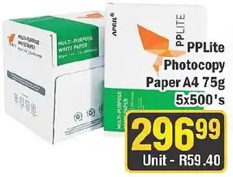 J&E Cash and Carry PPLite Photocopy Paper A4 offer