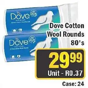 J&E Cash and Carry Dove Cotton Wool Rounds offer